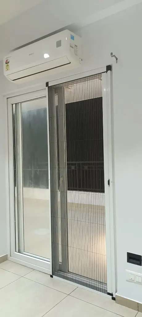 Pleated Mesh Doors for Sliding door, Openable Door, Double Part Door, etc..
