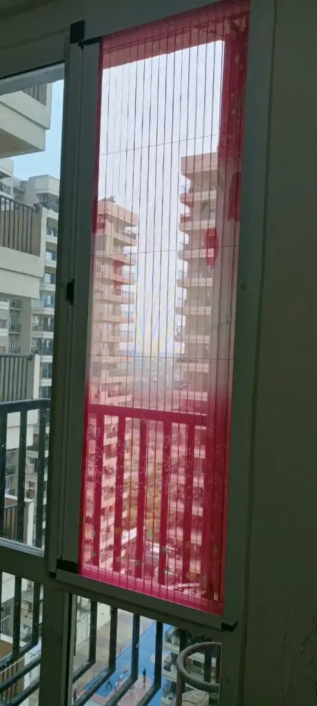 Colorful Customized Mesh Window