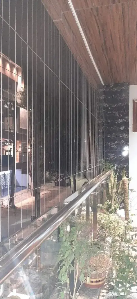 Invisible Grill (Stainless Steel) For Balconies, Terraces, Rooftop terraces, Stairway