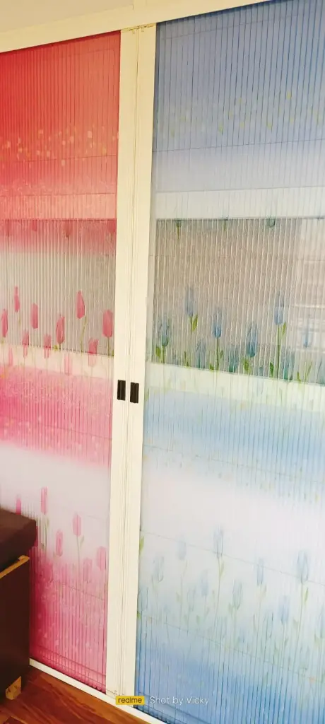 Pleated Mesh Doors for Sliding door, Openable Door, Double Part Door, etc..